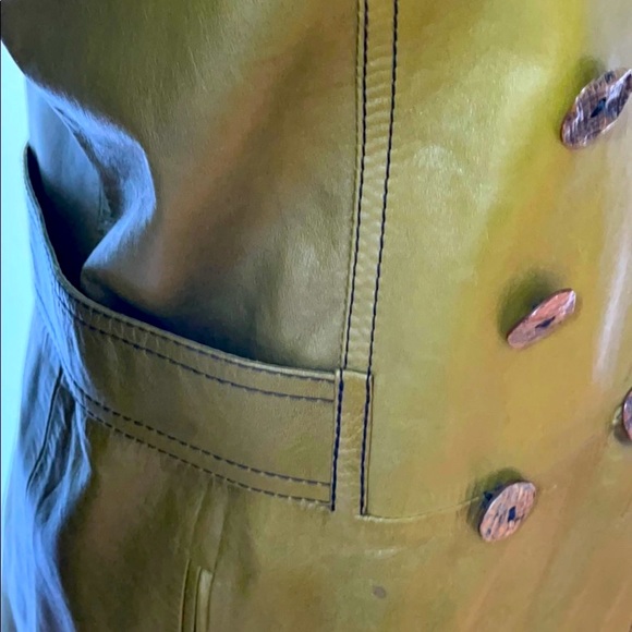 French leather coat size small - Picture 3 of 14